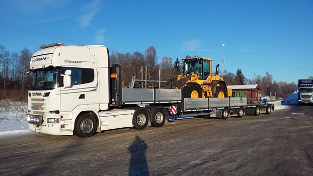 specialtransport av traktor